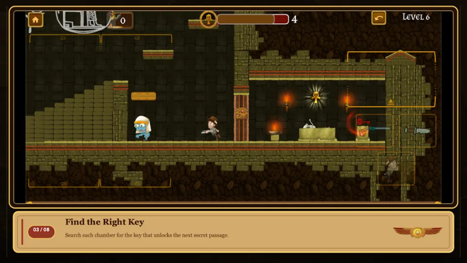 Primeira captura de Escape Pharaoh's Tomb